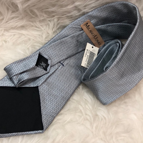 🆕 Milano Uomo Silk Tie - Picture 7 of 8